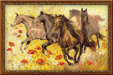 Табун лошадей Риолис 1064, цена 3 071 руб. - интернет-магазин Мадам Брошкина